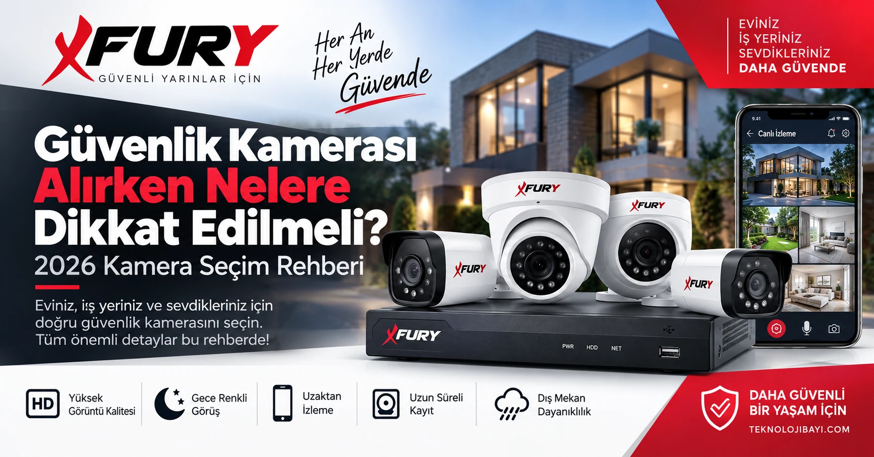 Güvenlik Kamerası Seçim Rehberi 2026 | TeknolojiBayi