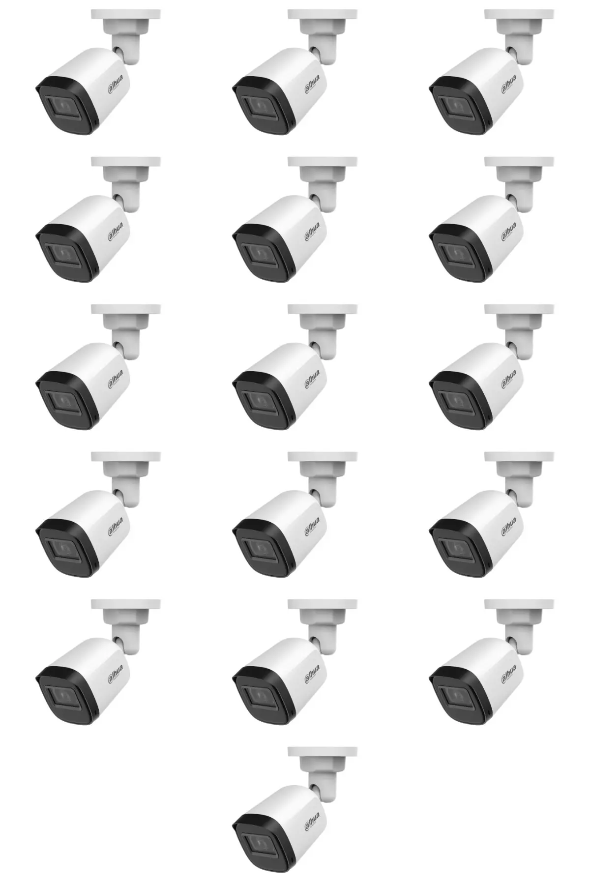 16 Adet 3.6 MP Lens 1080P Full HD AHD Gece Görüşlü Su Geçirmez Güvenlik Kamera