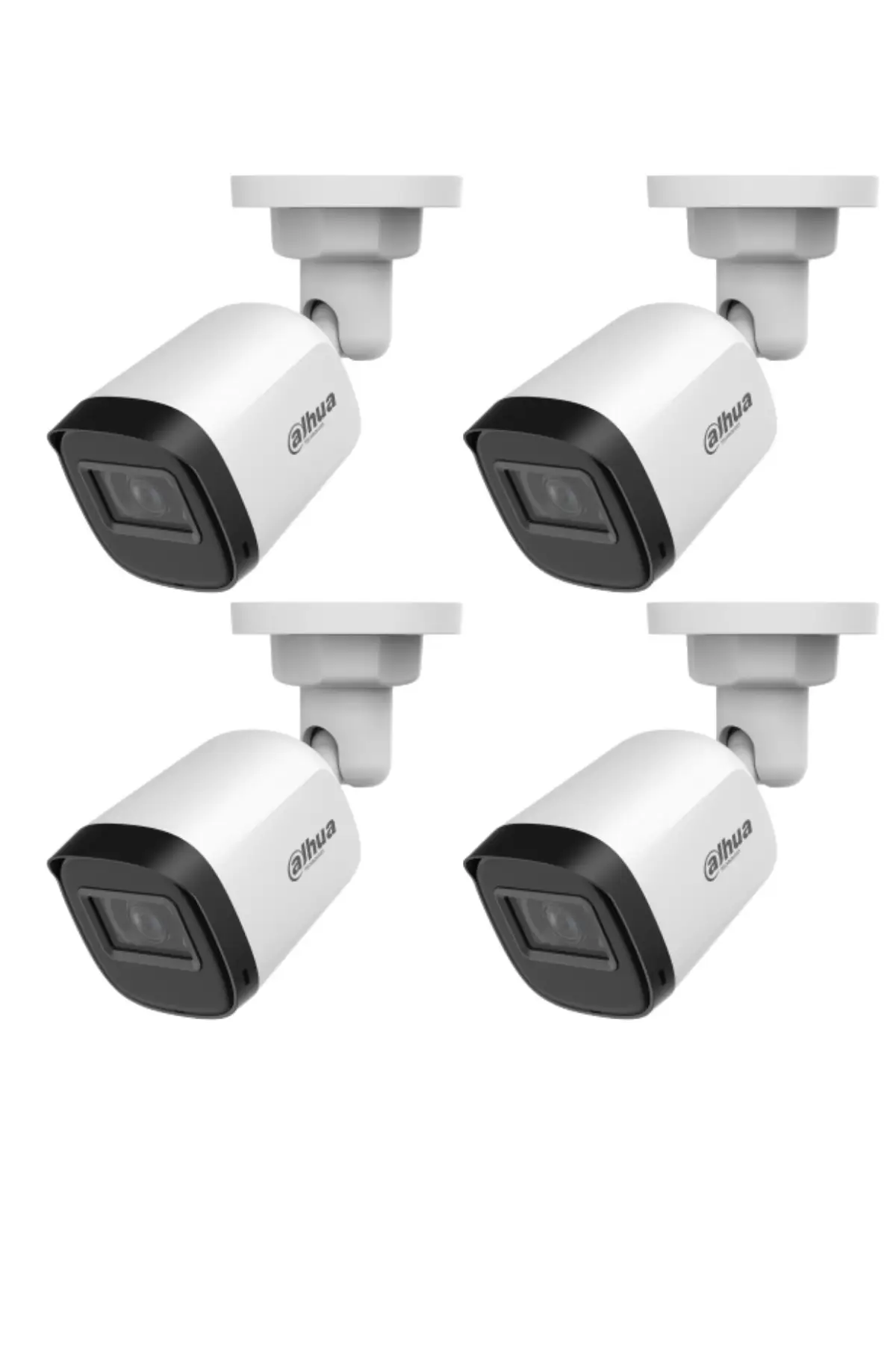 4 Adet 3.6 MP Lens 1080P Full HD AHD Gece Görüşlü Su Geçirmez Güvenlik Kamera