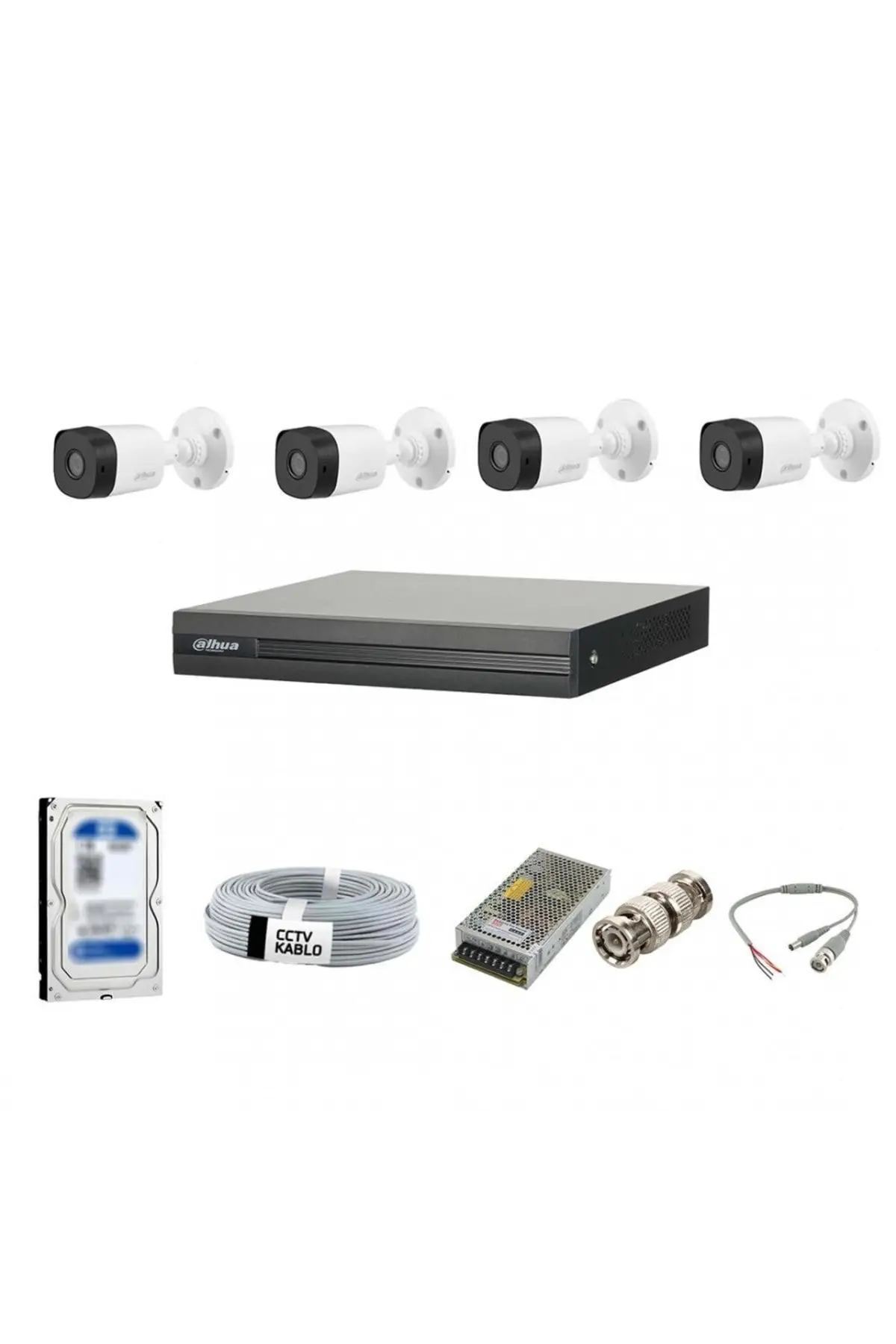 4 Kameralı Set