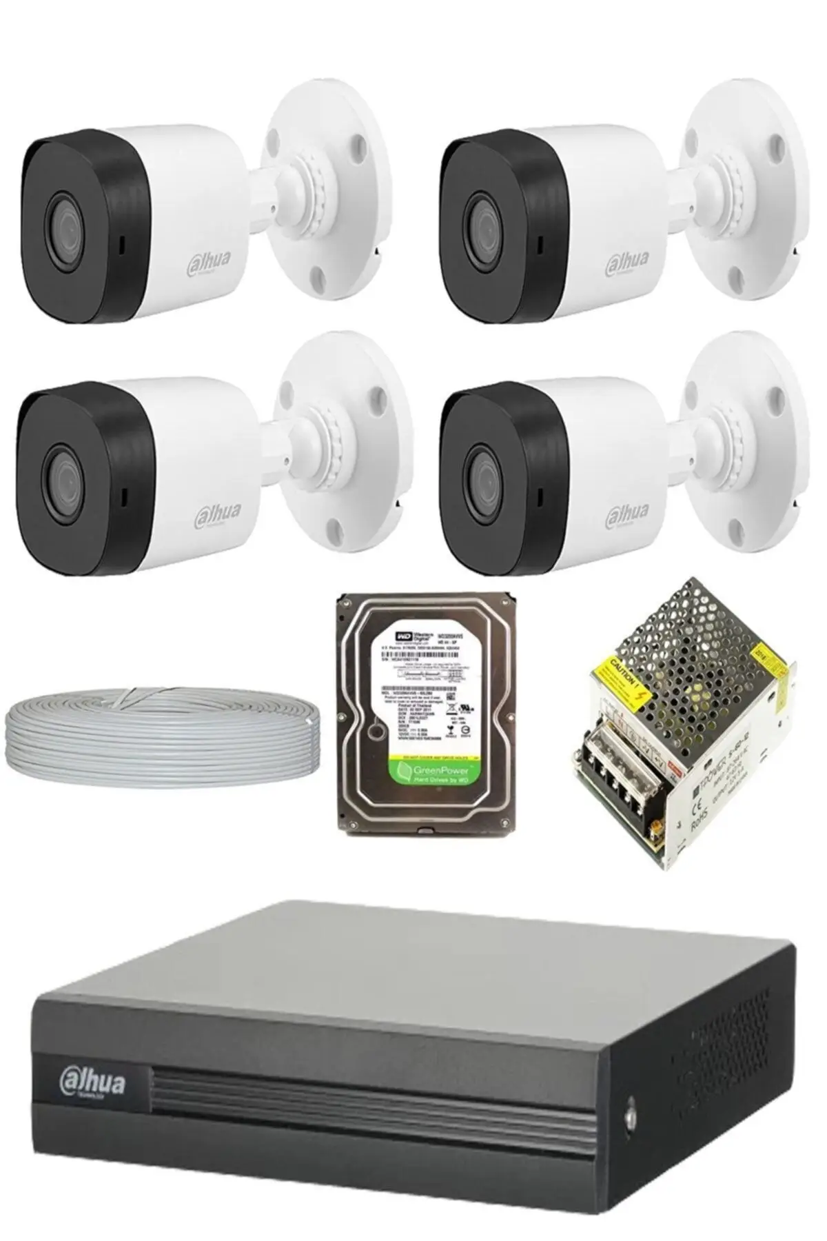 4 Kameralı Set