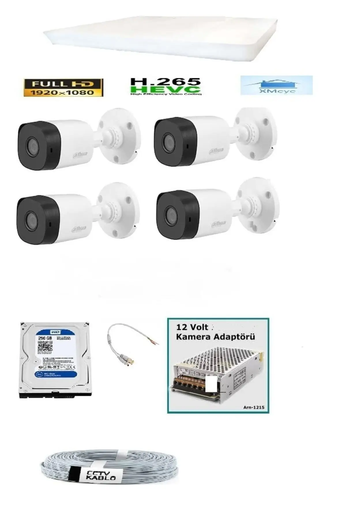 4 Lü Kamera Set