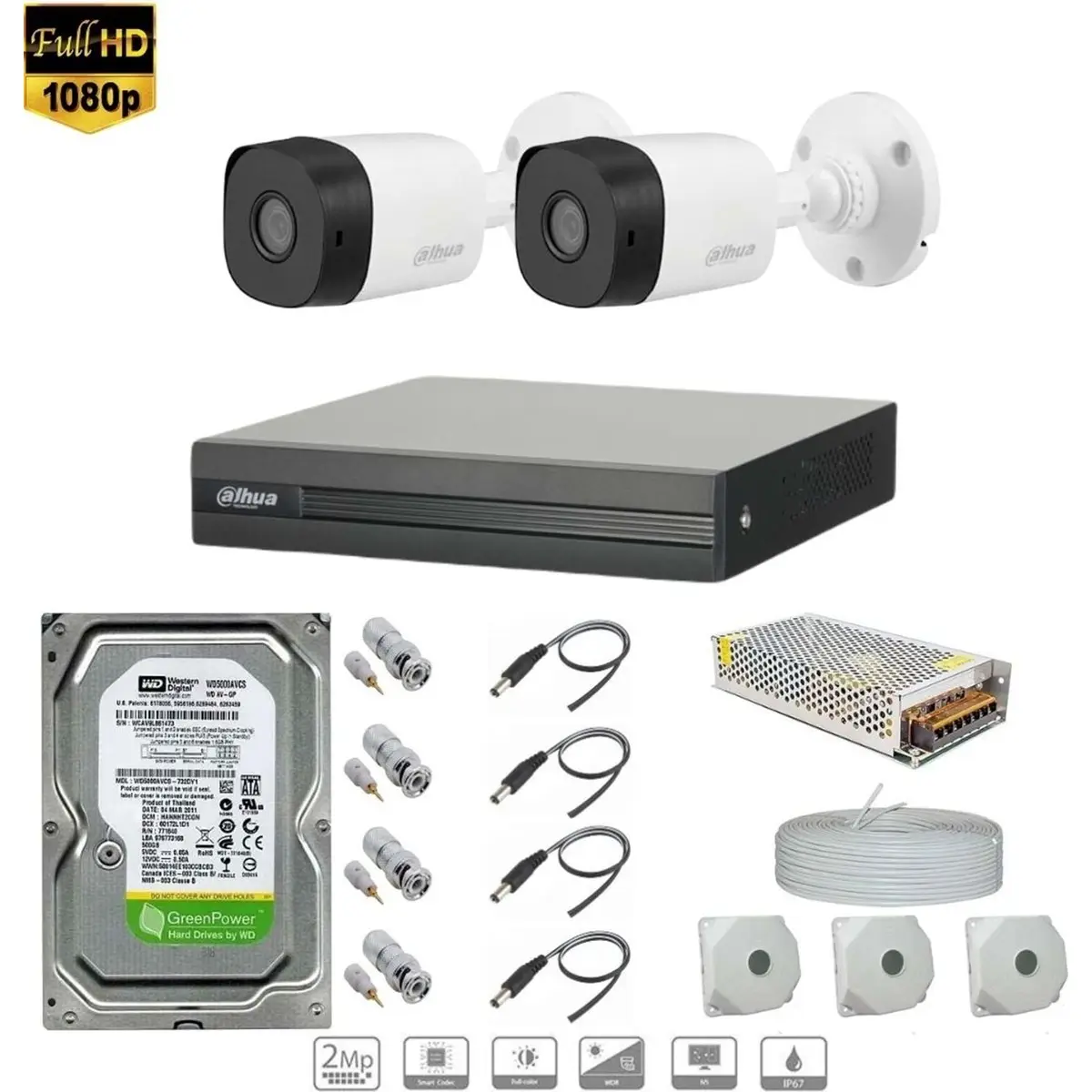 Full Hd 2 Kameralı Set