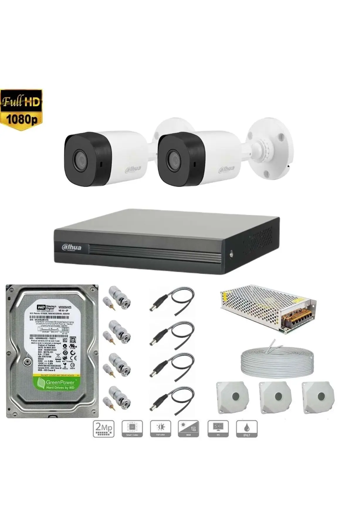 Full Hd 2 Kameralı Set