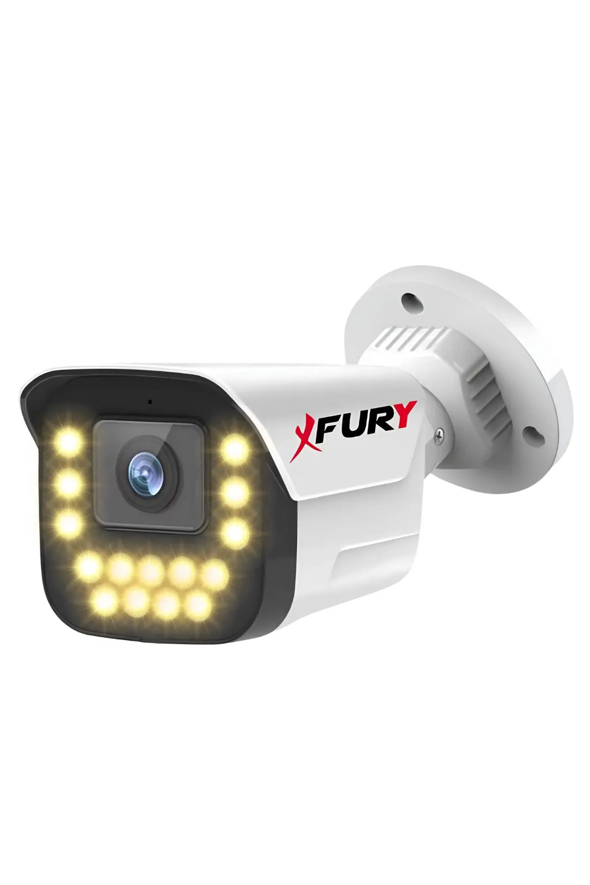 FURY 1 li 15 Warm Led Gece Renkli Görüş Su Geçirmez Güvenlik Kamerası Seti 320GB