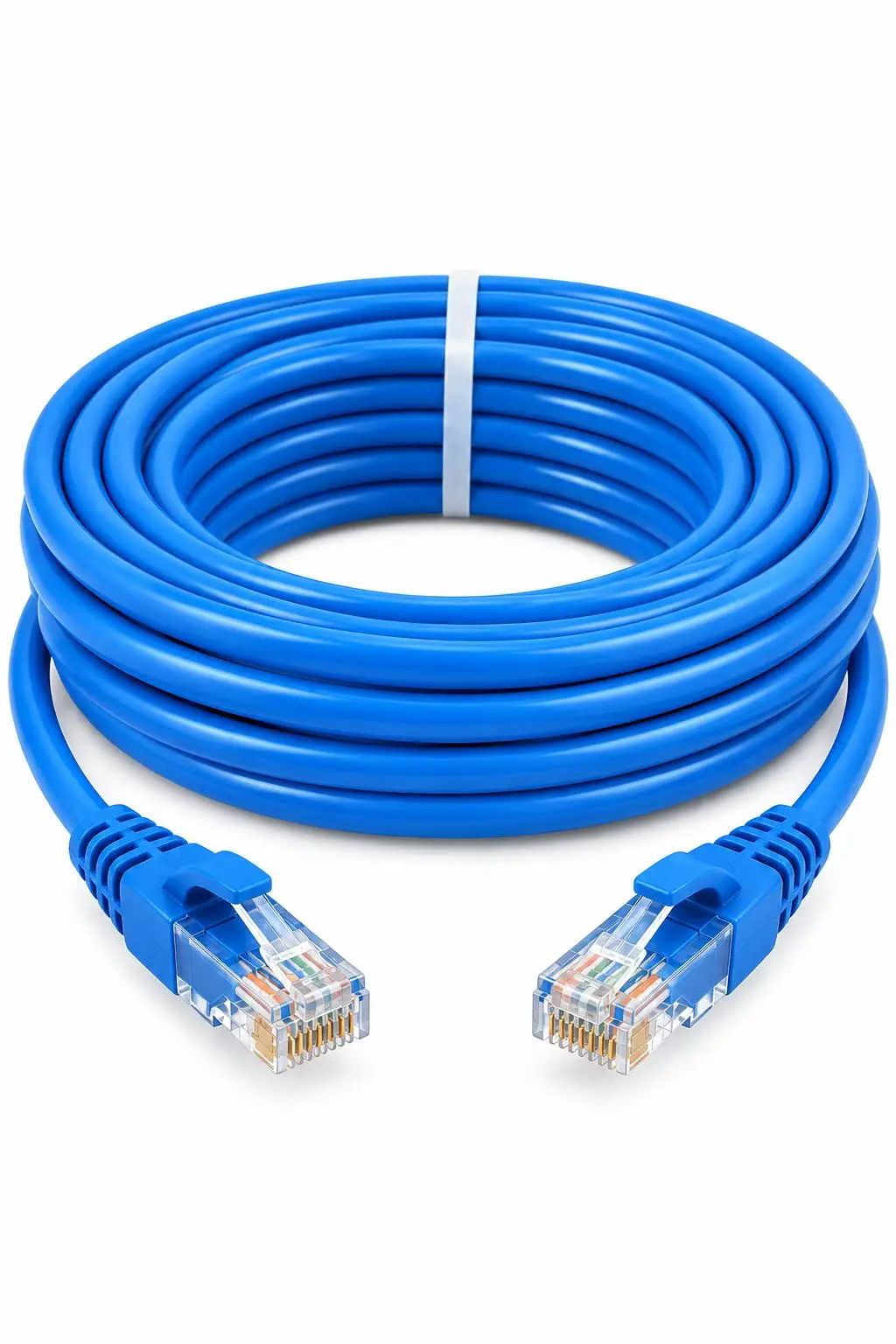FURY CAT6 MAVİ Ethernet Kablosu 2 Metre RJ45 LAN İnternet Modem Router Bilgisayar Kablosu