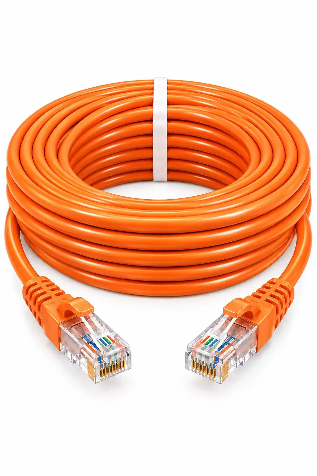 FURY CAT6 TURUNCU Ethernet Kablosu 1 Metre RJ45 LAN İnternet Modem Router Bilgisayar Kablosu