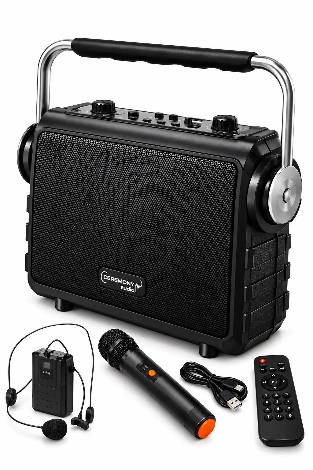 FURY Ceremony CM-925PRO 200W 5.25 İnç Taşınabilir Bluetooth Hoparlör TWS Karaoke Ses Sistemi