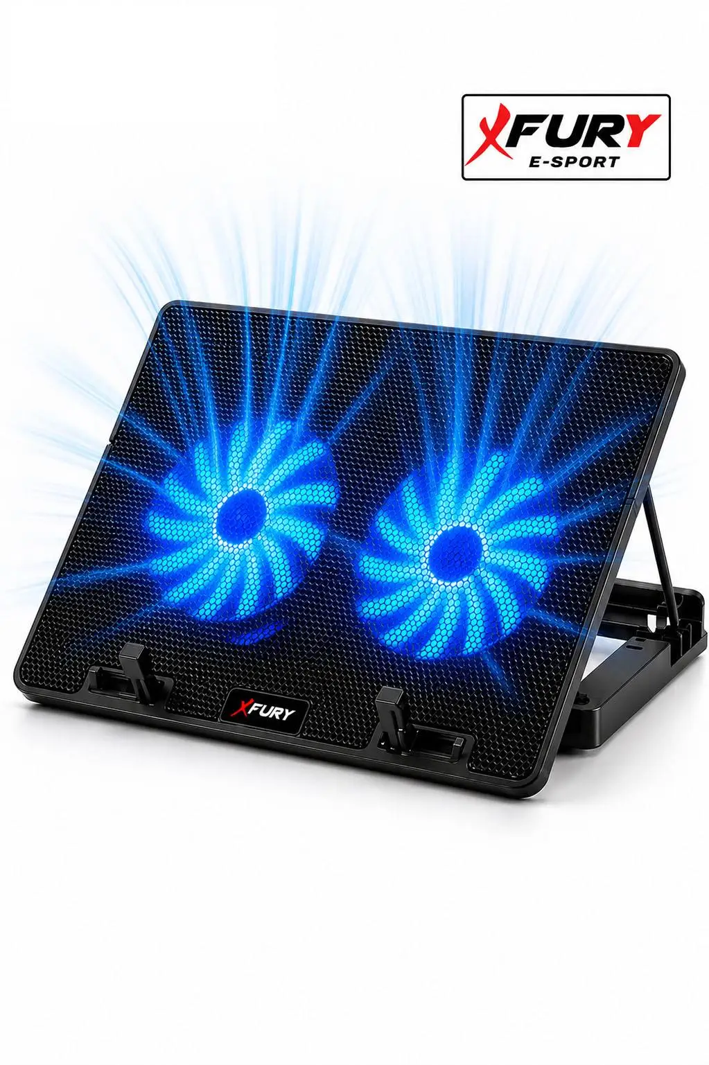 Fury E-Sport Laptop Soğutucu Çift Fanlı Ayarlanabilir Dizüstü Bilgisayar Soğutma Fanı